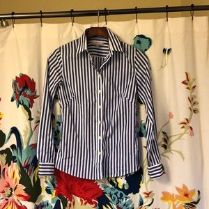 Banana Republic | Non-iron fitted striped shirt 0